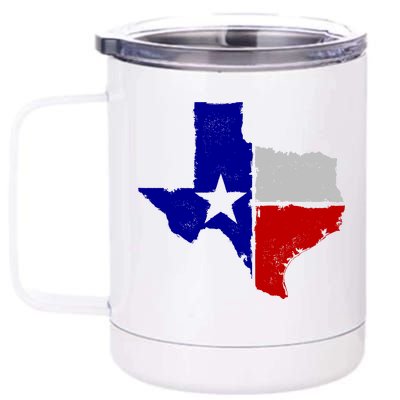 Big Texas Flag Vintage 12 oz Stainless Steel Tumbler Cup