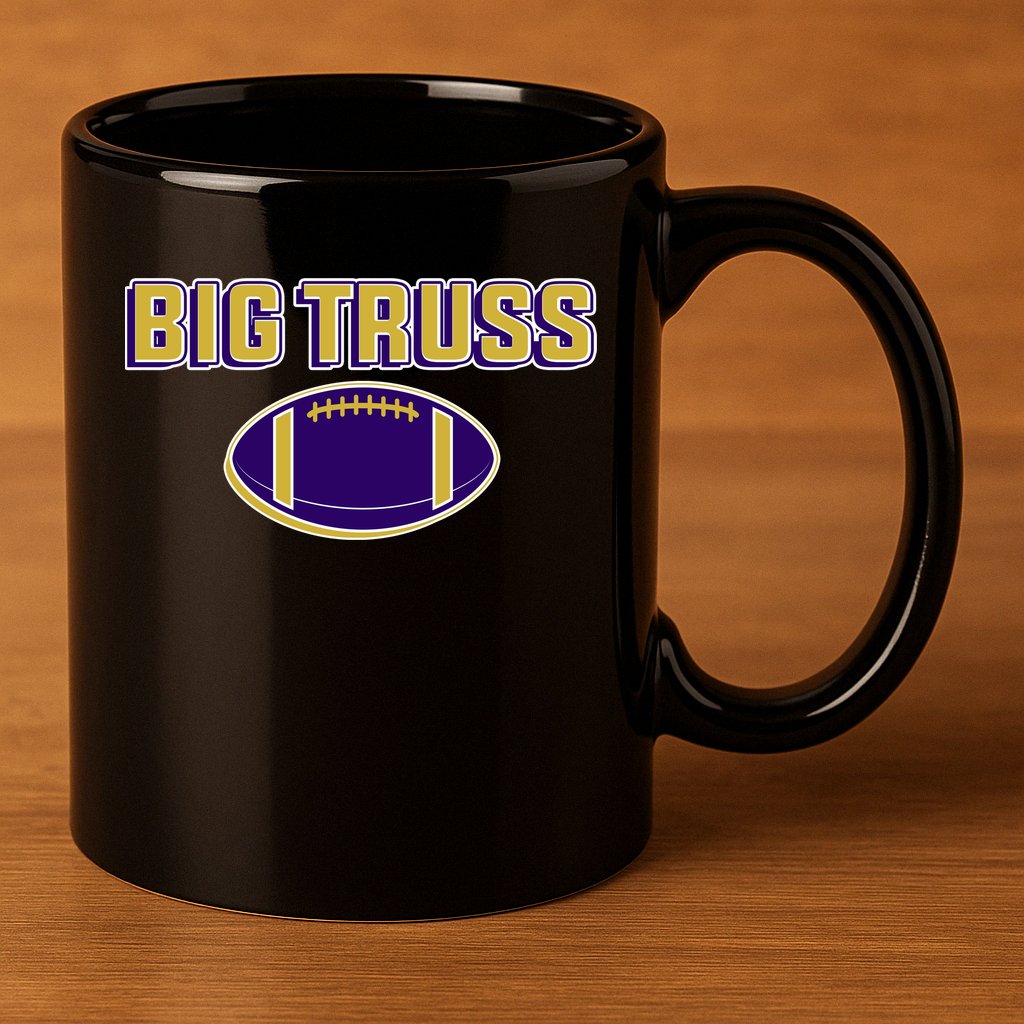 Big Truss Baltimore Football 11oz C Handle Ceramic Mug