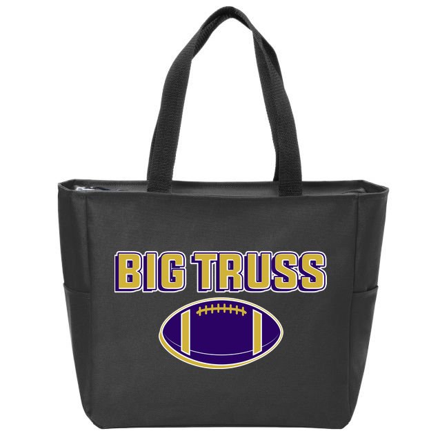 Big Truss Baltimore Football Zip Tote Bag