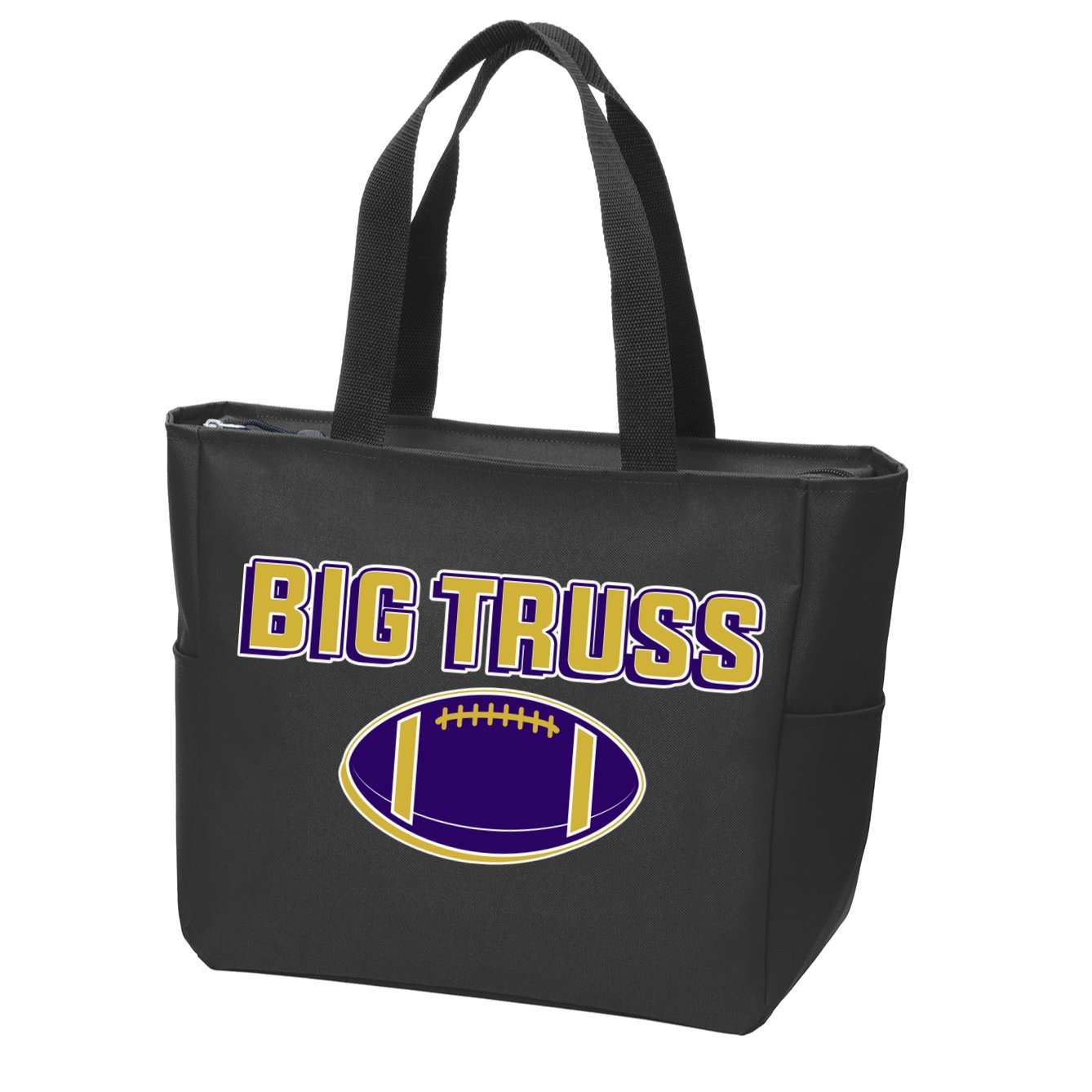 Big Truss Baltimore Football Zip Tote Bag