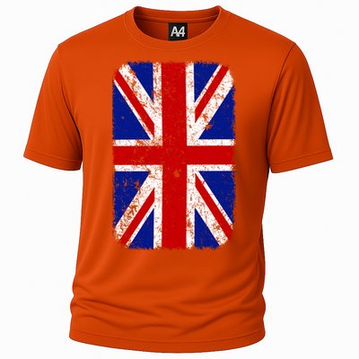 Big Vintage British England Flag Cooling Performance Crew T-Shirt