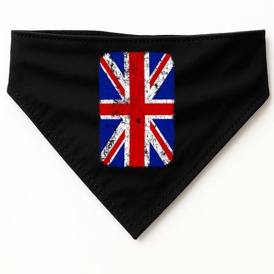 Big Vintage British England Flag USA-Made Doggie Bandana