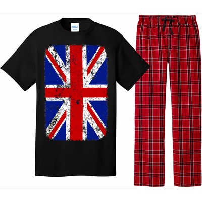 Big Vintage British England Flag Pajama Set