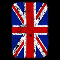 Big Vintage British England Flag Flatbill Hat