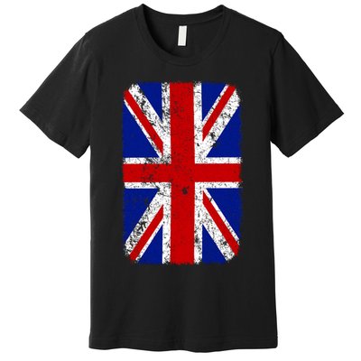 Big Vintage British England Flag Premium T-Shirt