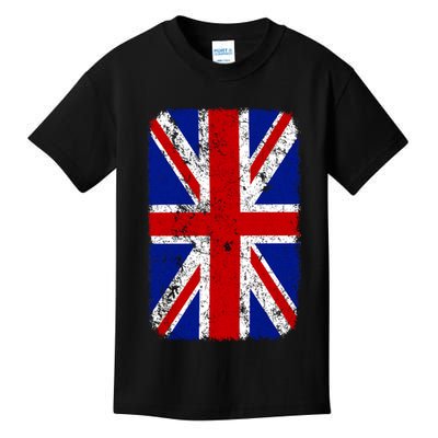 Big Vintage British England Flag Kids T-Shirt