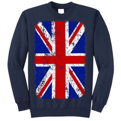 Big Vintage British England Flag Sweatshirt