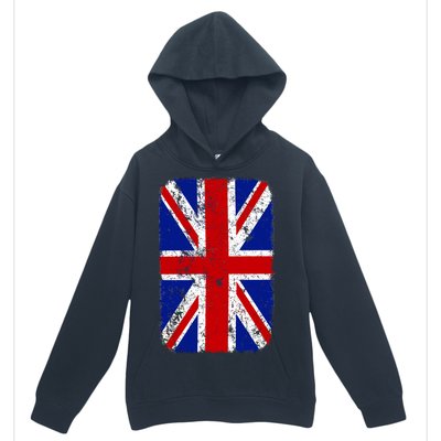 Big Vintage British England Flag Urban Pullover Hoodie