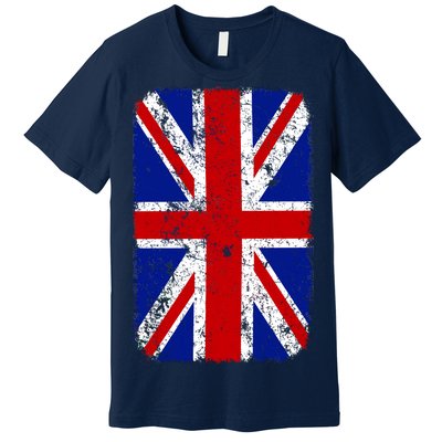 Big Vintage British England Flag Premium T-Shirt