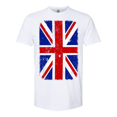 Big Vintage British England Flag Softstyle® CVC T-Shirt