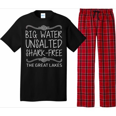 Big Water Unsalted Shark Free The Great Lakes Pajama Set