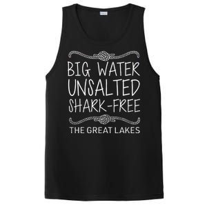 Big Water Unsalted Shark Free The Great Lakes PosiCharge Competitor Tank