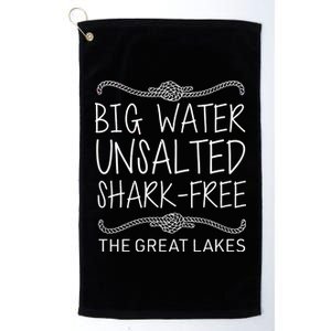 Big Water Unsalted Shark Free The Great Lakes Platinum Collection Golf Towel