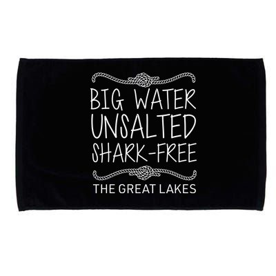 Big Water Unsalted Shark Free The Great Lakes Microfiber Hand Towel