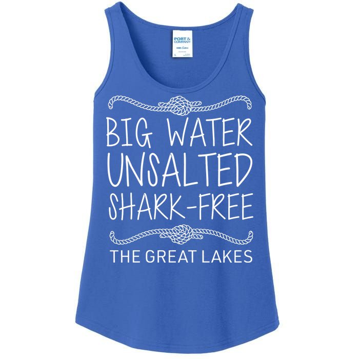 Big Water Unsalted Shark Free The Great Lakes Ladies Essential Tank