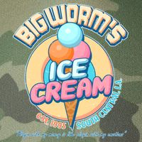 Big Worm's Ice Cream Est 1995 Legacy Tie Dye Trucker Hat