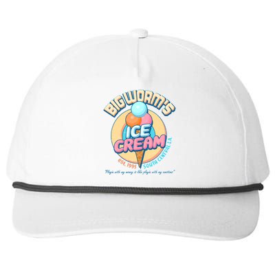 Big Worm's Ice Cream Est 1995 Snapback Five-Panel Rope Hat