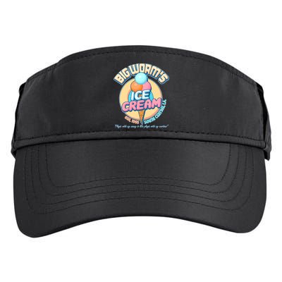 Big Worm's Ice Cream Est 1995 Adult Drive Performance Visor