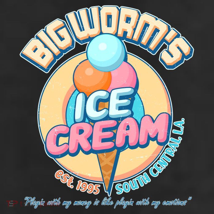 Big Worm's Ice Cream Est 1995 11oz C Handle Ceramic Mug