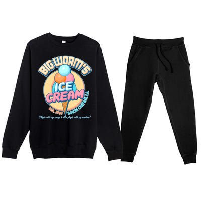 Big Worm's Ice Cream Est 1995 Premium Crewneck Sweatsuit Set