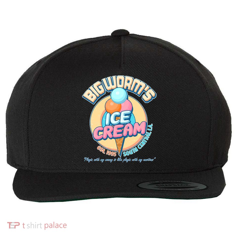 Big Worm's Ice Cream Est 1995 Wool Snapback Cap