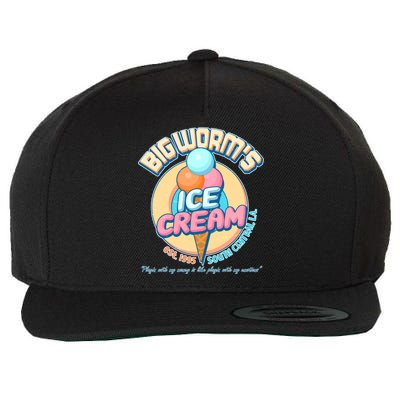 Big Worm's Ice Cream Est 1995 Wool Snapback Cap