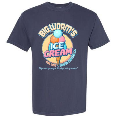 Big Worm's Ice Cream Est 1995 Garment-Dyed Heavyweight T-Shirt