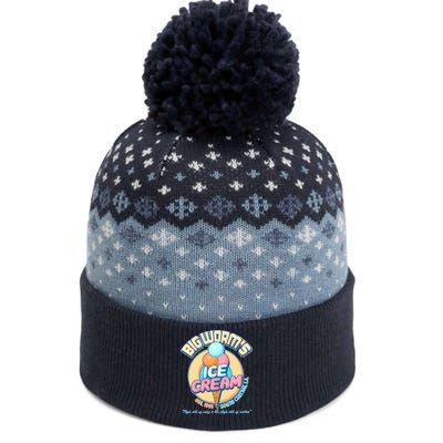 Big Worm's Ice Cream Est 1995 The Baniff Cuffed Pom Beanie