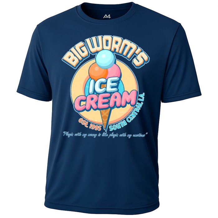 Big Worm's Ice Cream Est 1995 Cooling Performance Crew T-Shirt