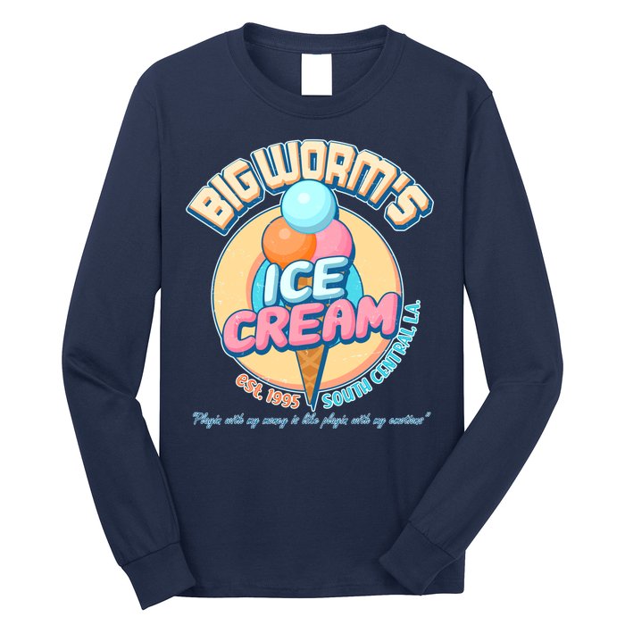 Big Worm's Ice Cream Est 1995 Long Sleeve Shirt