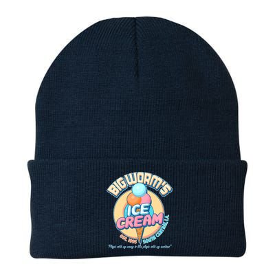 Big Worm's Ice Cream Est 1995 Knit Cap Winter Beanie