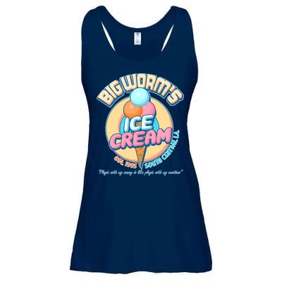 Big Worm's Ice Cream Est 1995 Ladies Essential Flowy Tank