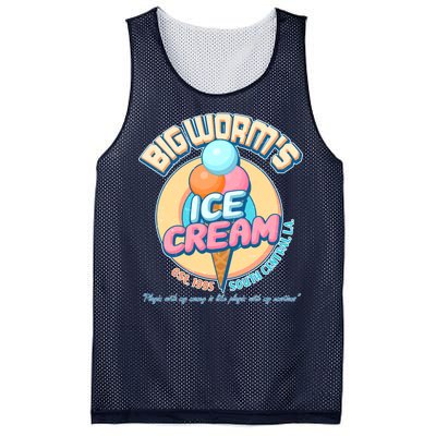 Big Worm's Ice Cream Est 1995 Mesh Reversible Basketball Jersey Tank