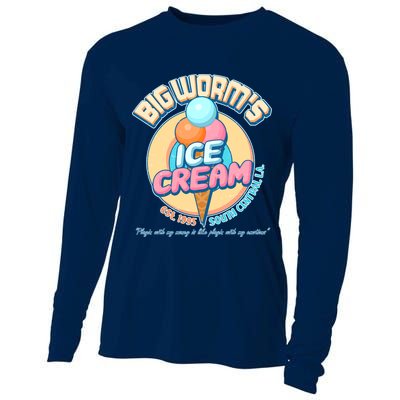 Big Worm's Ice Cream Est 1995 Cooling Performance Long Sleeve Crew