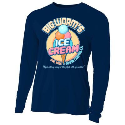 Big Worm's Ice Cream Est 1995 Cooling Performance Long Sleeve Crew