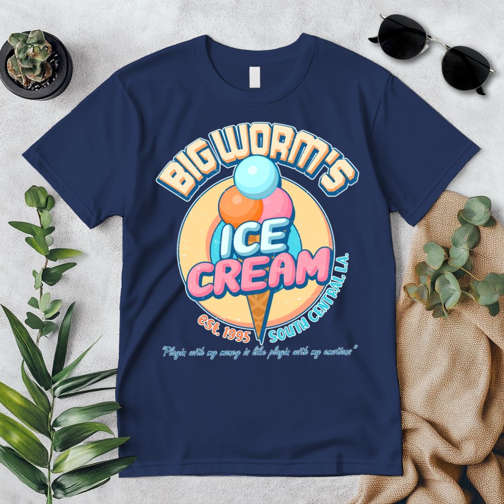Big Worm's Ice Cream Est 1995 Premium T-Shirt