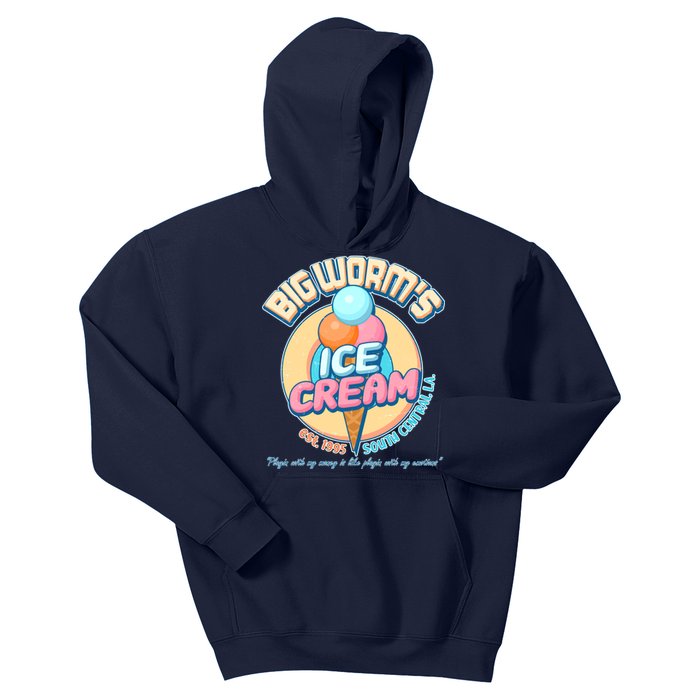 Big Worm's Ice Cream Est 1995 Kids Hoodie