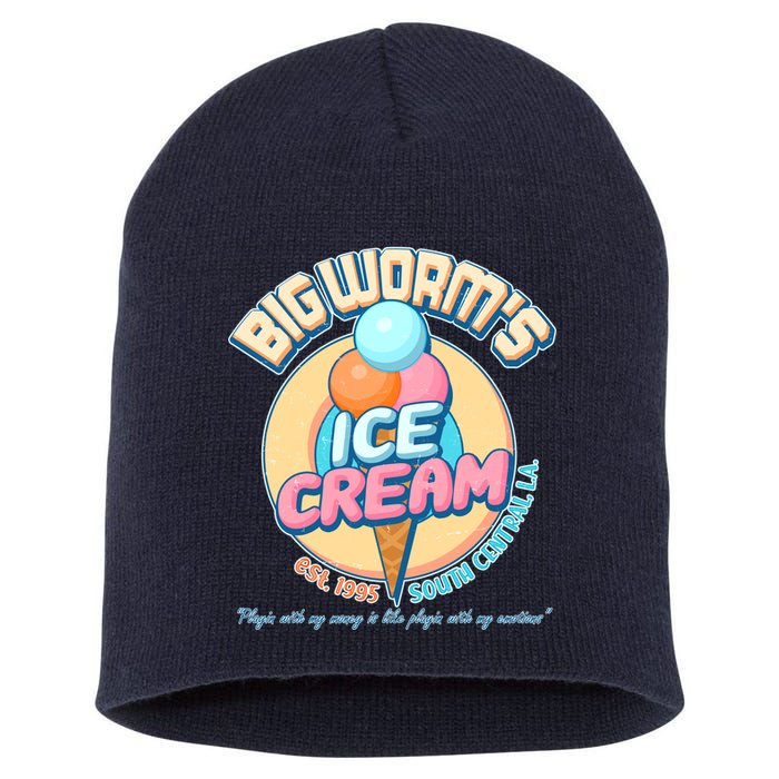 Big Worm's Ice Cream Est 1995 Short Acrylic Beanie