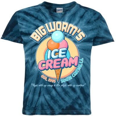 Big Worm's Ice Cream Est 1995 Kids Tie-Dye T-Shirt