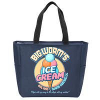Big Worm's Ice Cream Est 1995 Zip Tote Bag
