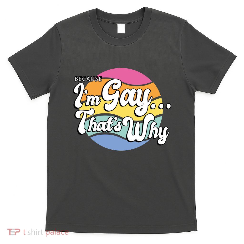 Because I'm Gay That's Why Funny LGBT T-Shirt