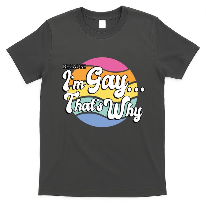 Because I'm Gay That's Why Funny LGBT T-Shirt