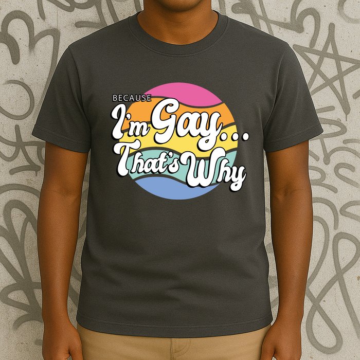 Because I'm Gay That's Why Funny LGBT T-Shirt