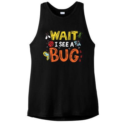 Bug Insect Gift For Entomologists And Bug Lovers Ladies PosiCharge Tri-Blend Wicking Tank