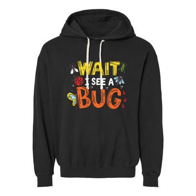 Bug Insect Gift For Entomologists And Bug Lovers Garment-Dyed Fleece Hoodie