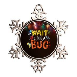 Bug Insect Gift For Entomologists And Bug Lovers Metallic Star Ornament