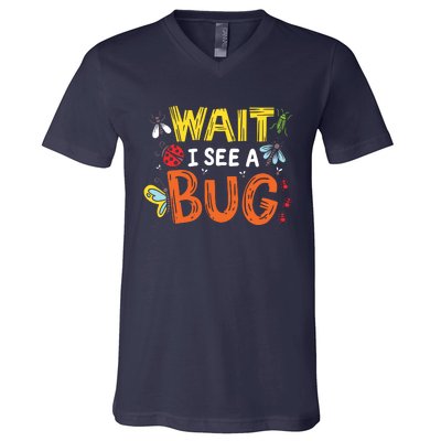 Bug Insect Gift For Entomologists And Bug Lovers V-Neck T-Shirt