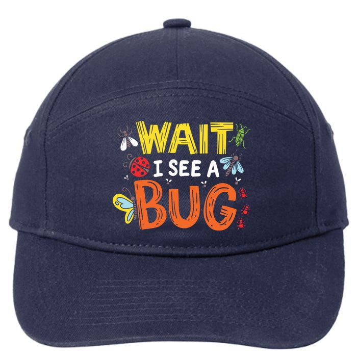 Bug Insect Gift For Entomologists And Bug Lovers 7-Panel Snapback Hat