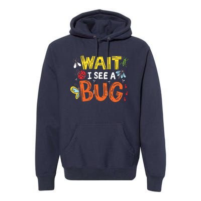 Bug Insect Gift For Entomologists And Bug Lovers Premium Hoodie