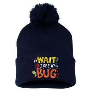 Bug Insect Gift For Entomologists And Bug Lovers Pom Pom 12in Knit Beanie